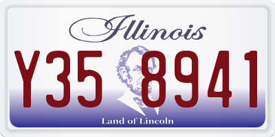 IL license plate Y358941
