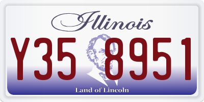 IL license plate Y358951
