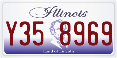 IL license plate Y358969