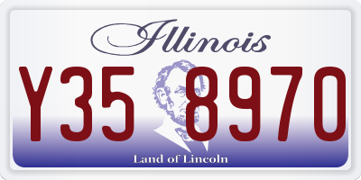 IL license plate Y358970