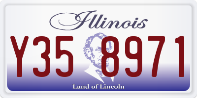 IL license plate Y358971