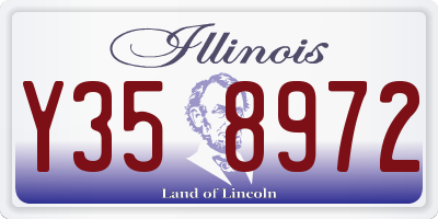 IL license plate Y358972
