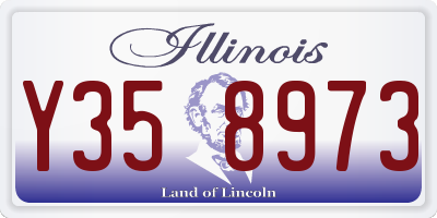 IL license plate Y358973