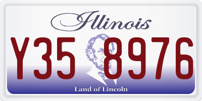 IL license plate Y358976