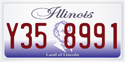 IL license plate Y358991