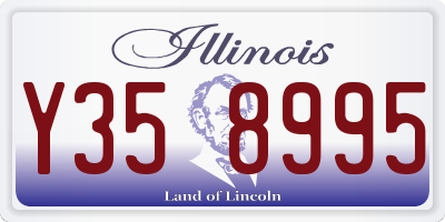 IL license plate Y358995