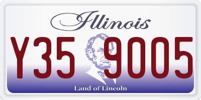 IL license plate Y359005