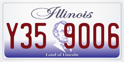 IL license plate Y359006