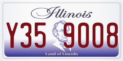 IL license plate Y359008