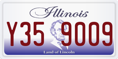 IL license plate Y359009