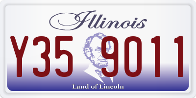 IL license plate Y359011