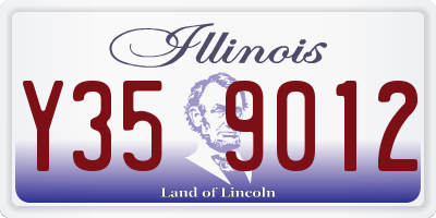 IL license plate Y359012