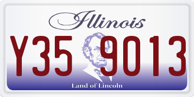 IL license plate Y359013