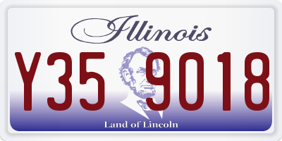 IL license plate Y359018