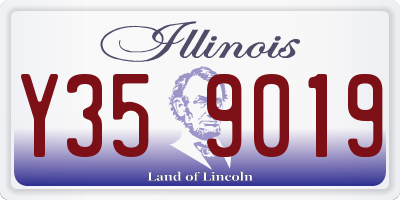 IL license plate Y359019