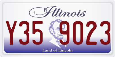 IL license plate Y359023