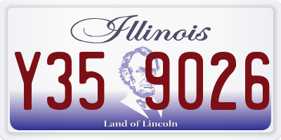 IL license plate Y359026