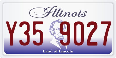 IL license plate Y359027
