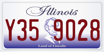 IL license plate Y359028
