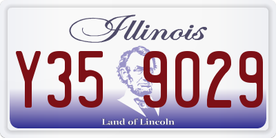 IL license plate Y359029