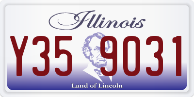 IL license plate Y359031