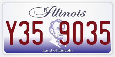 IL license plate Y359035