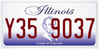 IL license plate Y359037
