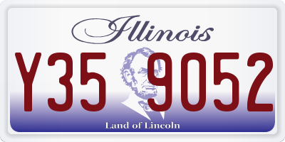 IL license plate Y359052