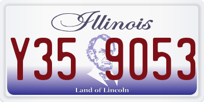 IL license plate Y359053