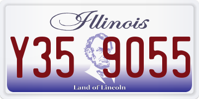 IL license plate Y359055