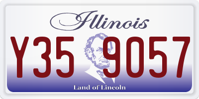 IL license plate Y359057