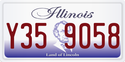 IL license plate Y359058