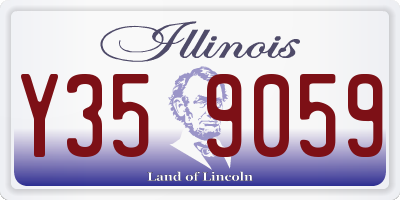 IL license plate Y359059