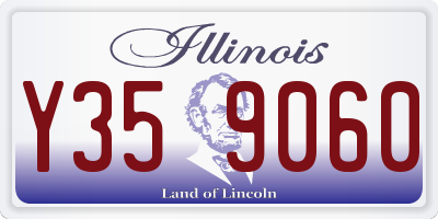 IL license plate Y359060