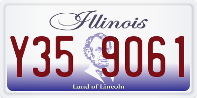IL license plate Y359061
