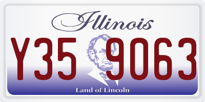 IL license plate Y359063