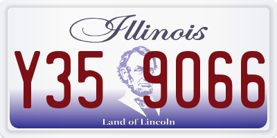IL license plate Y359066
