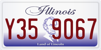 IL license plate Y359067