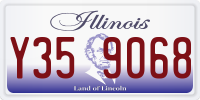 IL license plate Y359068