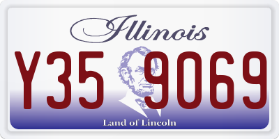 IL license plate Y359069