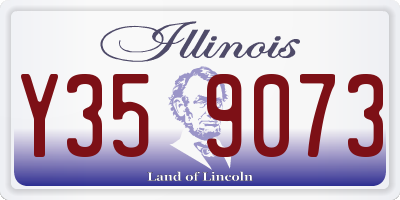 IL license plate Y359073