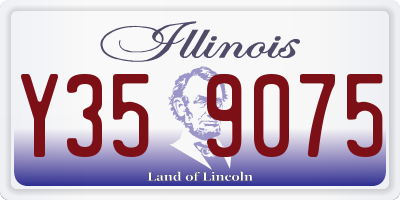 IL license plate Y359075