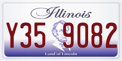 IL license plate Y359082