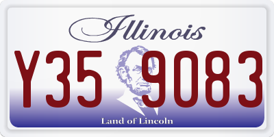 IL license plate Y359083