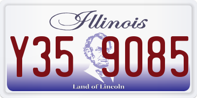 IL license plate Y359085