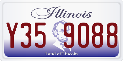 IL license plate Y359088
