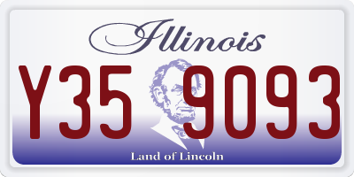 IL license plate Y359093