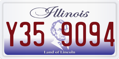 IL license plate Y359094