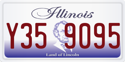 IL license plate Y359095