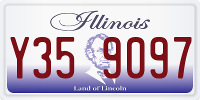 IL license plate Y359097